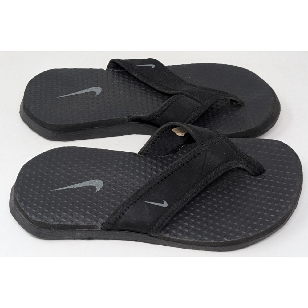 Nike CELSO Flip Flop‎ Black Comfort Thong Sandal Unisex Kid's Size 2Y 318240-001